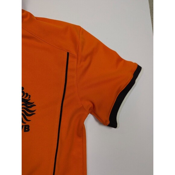 1998 Netherlands Mens Home Retro Soccer Football Jersey Short Sleeve Nike Medium - Picture 8 of 13